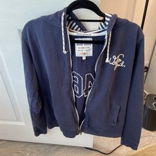 QUBA Nautical Ladies Full Zip Hoodie - Medium (UK12) - Navy - Excellent!!