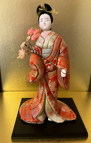 Vintage japanese kimekomi doll - vintage,