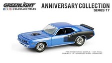 1/64 1971 PLYMOUTH CUDA 440 6BBL SHAKER B5 BLUE CUDA 60TH ANNIVERSARY 28160-D