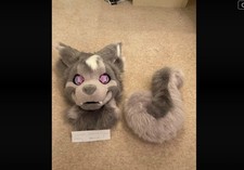 fursuit head premade and tail high quality