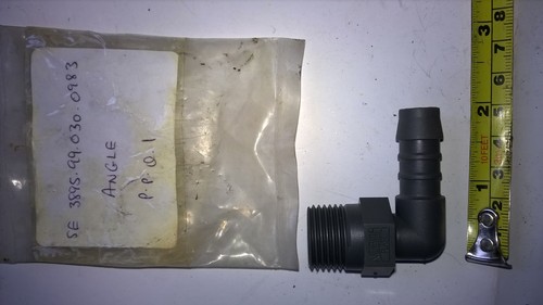 Angled water pipe connector - angled,