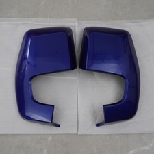 LEFT & RIGHT DEEP IMPACT BLUE DOOR WING MIRROR COVERS FOR TRANSIT CUSTOM PAINTED