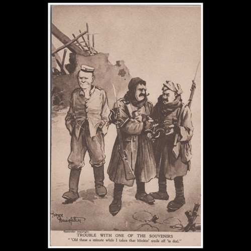 Wwi comic postcard bruce - comic,