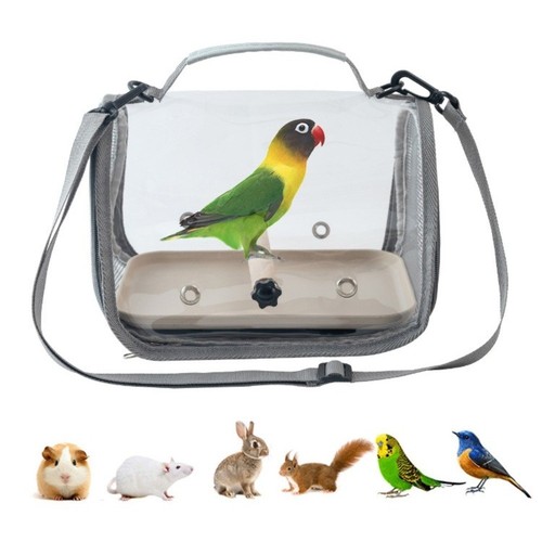 Parrot carrier bag with - carrier, stand