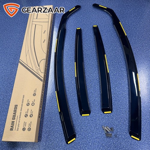 4pc wind deflectors tinted for - tinted,