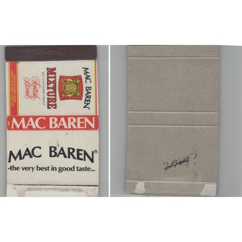 Matchbox cover mac baren high - cover,