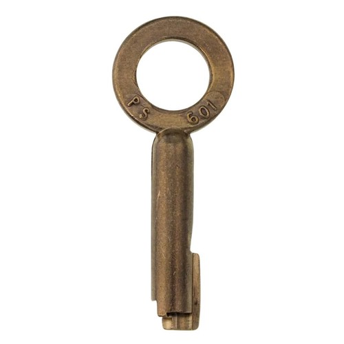 Vintage key french brass - french,