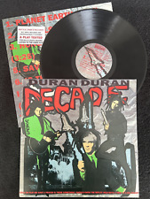 Duran Duran – Decade (GREATEST HITS) Vinyl LP INNER 1989 PLAY TESTED EX/EX VIDEO