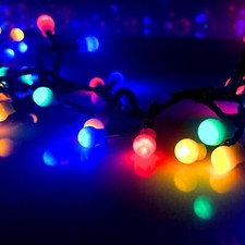 Christmas LED Berry Fairy String Lights Xmas Lights Outdoor Indoor Timer 8 Modes