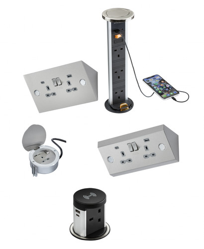 Kitchen desktop worktop socket - worktop,