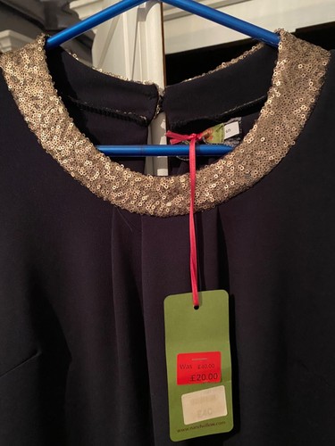 Navy knee length - , with