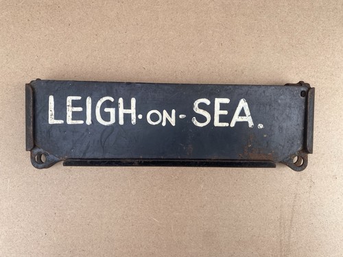 Vintage railway metal - vintage, sign