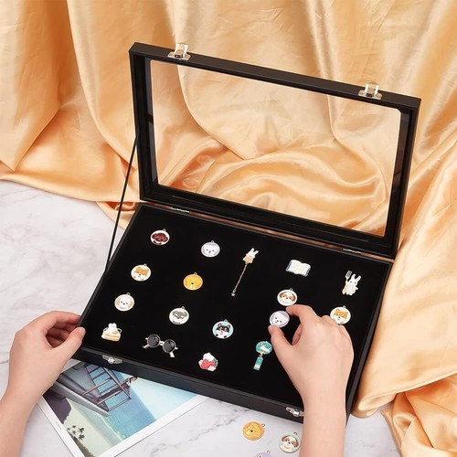 Velvet display case - display, clear