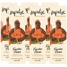 6 x Impulse Body Spray