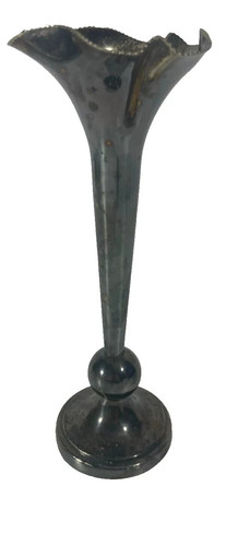 Vintage silver plated trumpet - vintage,