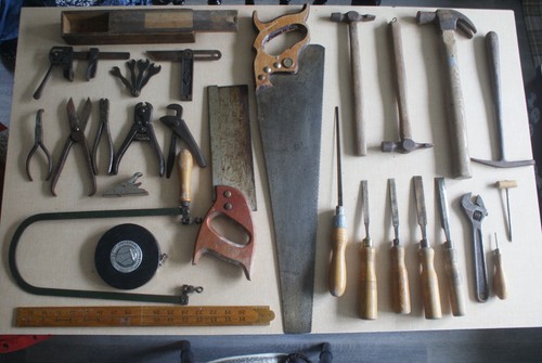 Collection vintage tools - of,