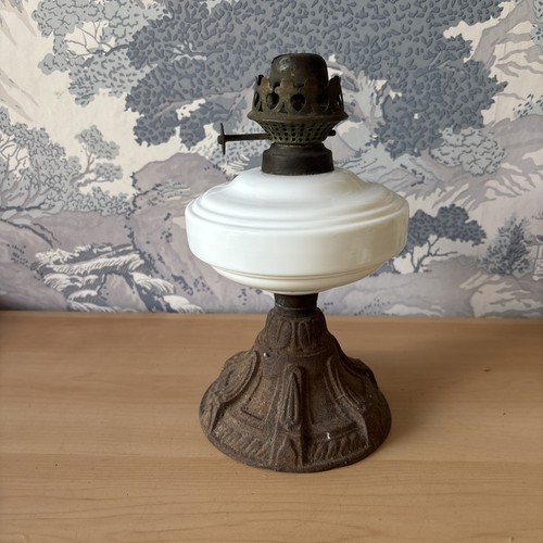 Antique victorian era oil - oil, lamp