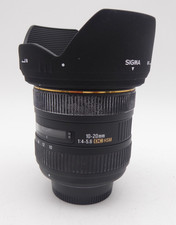 SIGMA EX 10-20mm 1:4-5.6 DC HSM Camera Lens for Nikon