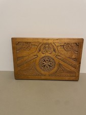 Carved Wood Wall Plaque
