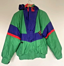 Vintage Nevica size 40 M ski jacket coat retro Premiere Neige padded hooded