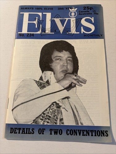 Elvis monthly magazine - monthly,