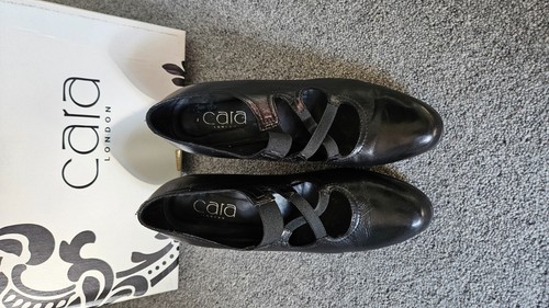 Black leather cara london - leather,