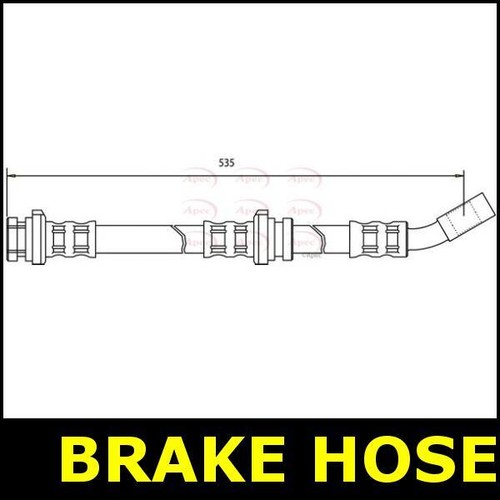 Brake hose front for nissan - brake,