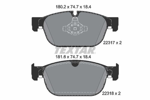 2231701 brake pad set - set,, disc