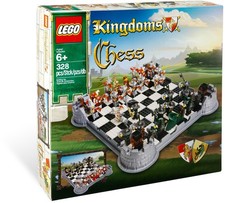 LEGO Castle Kingdoms Chess Set Board Game Toy Xmas Gift Rare New Retired 853373