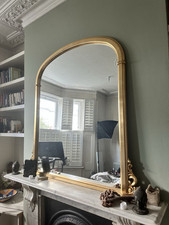 gold over mantle mirror 127cmx x 127cms x 127cms