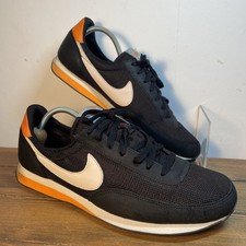 Nike Elite Textile Waffle UK 8 black orange white 