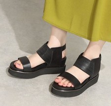 United Nude Rico Black Sandals