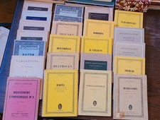 23 Classical Pocket Scores Haydn Beethoven Mozart Dvořák Shostakovich Eulenburg