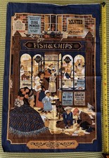Vista Tea Towel Fish & Chips