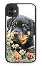 Rottweiler Puppy Rubber Phone