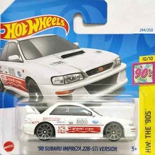 HOT WHEELS - `98 SUBARU IMPREZA 22B - STi VERSION, WHITE, NEW 2024