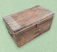 Vintage Ribbed Lid Metal Tool