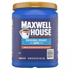 Maxwell House Original Med Roast Ground Coffee 1.08kg Canister