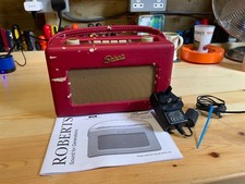 ROBERTS RD-60 FM/DAB radio, adaptor + manual in full working order [see video]