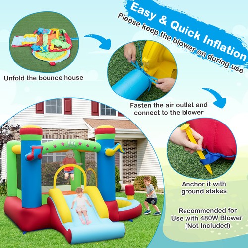 Inflatable play center with - inflatable,