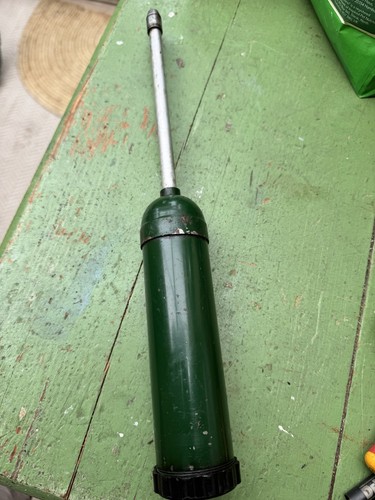 Vintage interlube grease gun - interlube,
