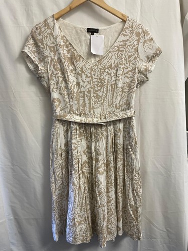 Adolfo dominguez beige - adolfo, print