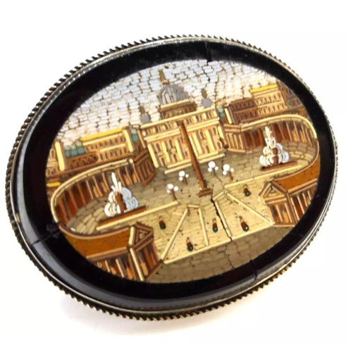 Antique massive brooch - antique,