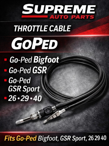 Throttle cable for ped - cable, go-ped