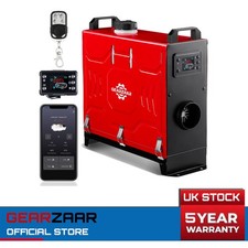 8KW Diesel Air Heater GEARZAAR Bluetooth Portable Boat UK Motorhome Garage App