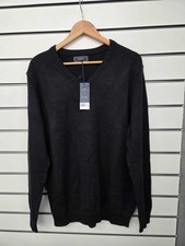 MENS ATLANTIC BAY BLACK V NECK