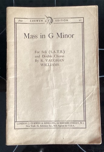 Sheet music choral score - choral, of