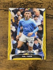 2023 Leaf Soccer - Phil Foden (Manchester City) - Gold/Yellow Parallel