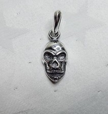 SKULL GOTH PAGAN PENDANT 925