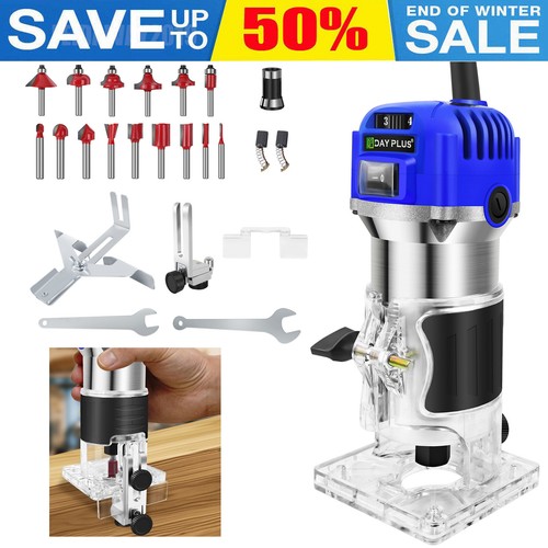 Wood router trimmer - trimmer, electric